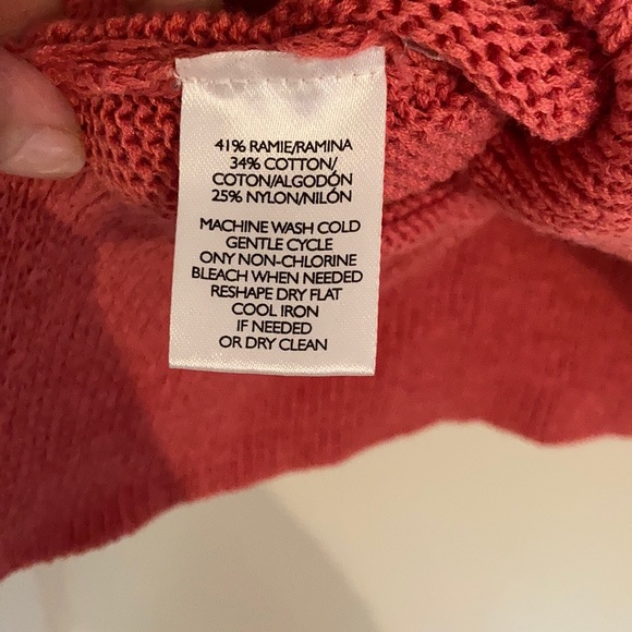 LOFT tie up sweater - Picture 3 of 5